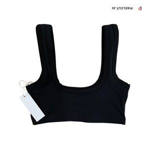 ARQ - Wide-strap bra in Black (NWT)